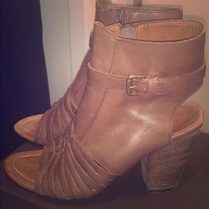 Italian Leather sandal heels